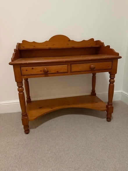 Photo of free Pine Desk/dressing table (Crookes S10) #1