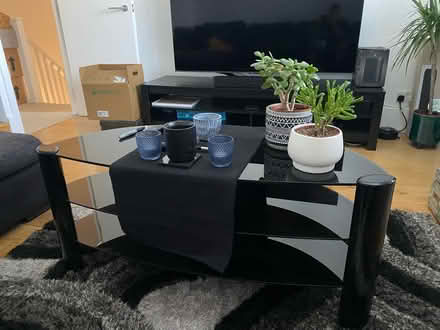 Photo of free Black TV Stand / Coffee Table (St Albans AL1) #2