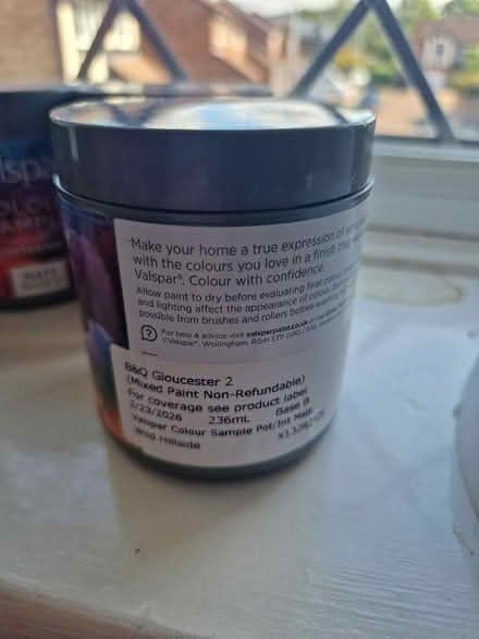 Photo of free 4 x Valspar sample pots in pale shades (Up Hatherley GL51) #3