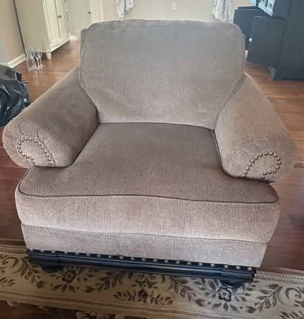 Photo of free Chenille couch and oversized chair (Off of Bunkerhill Rd & Rte 27) #2