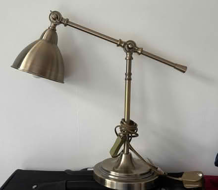 Photo of free Bronze finish table lamp (Ruddington) #1