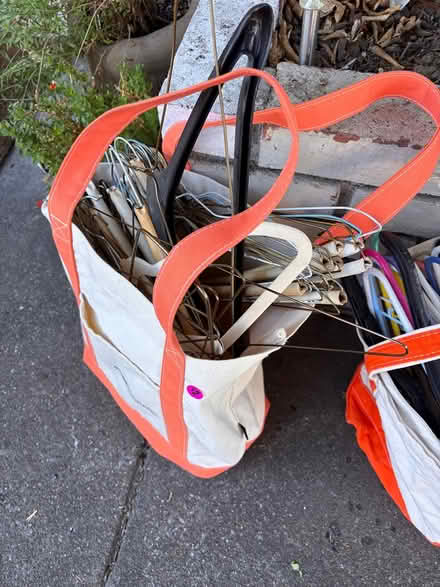 Photo of free Lots of wire clothing hangers (Campbell) #1