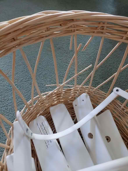 Photo of free Baby wicker crib with stand, mattress and covers (Top Amersham HP6) #2