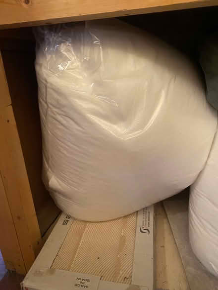Photo of free Large leather bean bag (Mill Hill NW7) #2