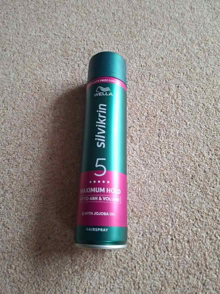 Photo of free Silvikrin hairspray. Unused. Extra firm hold. (Southport PR9) #1
