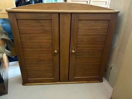 Photo of free Wooden wall cabinet (Eastbourne BN20) #1