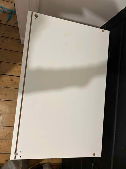 Photo of free Small White Table / Compact Desk (Woodside G20) #2