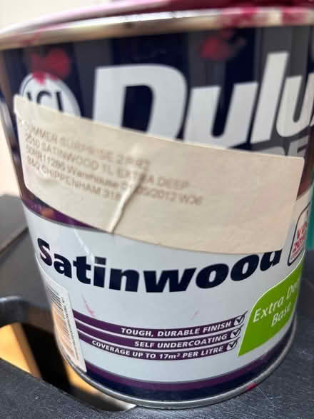 Photo of free 1 litre deep pink paint (Widcombe BA2) #1