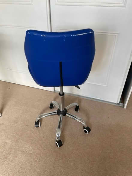 Photo of free Blue desk chair (Bisley, GU24) #4