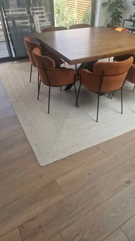 Photo of free 3m x 3m rug in bleached jute (Epsom KT17) #1