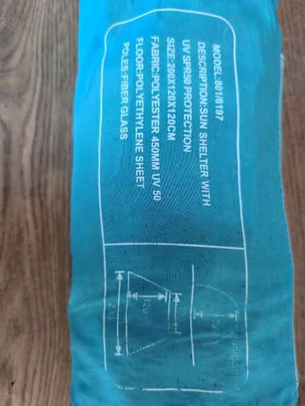 Photo of free Beach tent (Combe Down BA2) #2