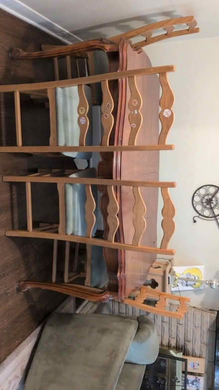 Photo of free Dining table + 4 chairs solid wood (Prince of Wales and Baseline) #1