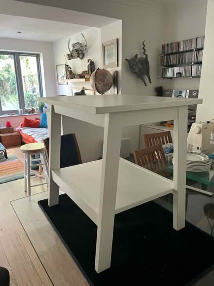 Photo of free IKEA white side table (Clapham SW4) #3
