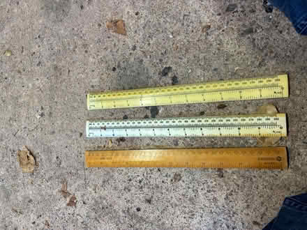 Photo of free 3 rulers (Great Boughton CH3) #1