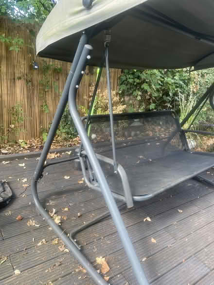 Photo of free Three seater swing seat (Garston WD25) #2