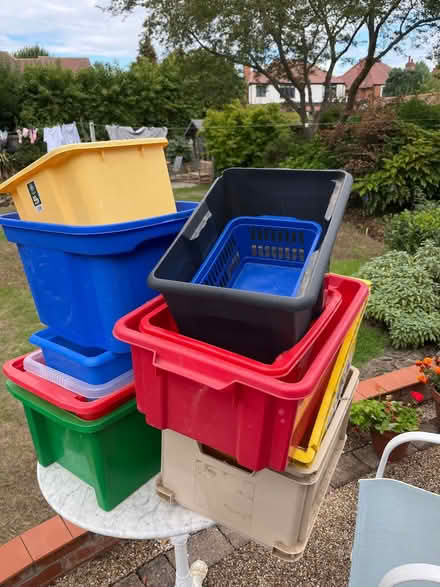 Photo of free 13 Plastic Boxes (West Bridgford, Nottingham NG2) #1
