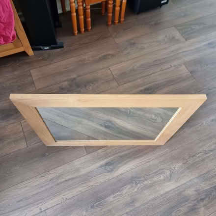 Photo of free Framed Mirror Wall Hanging Home Decor (Real Oak?) (Stainton CA11) #4