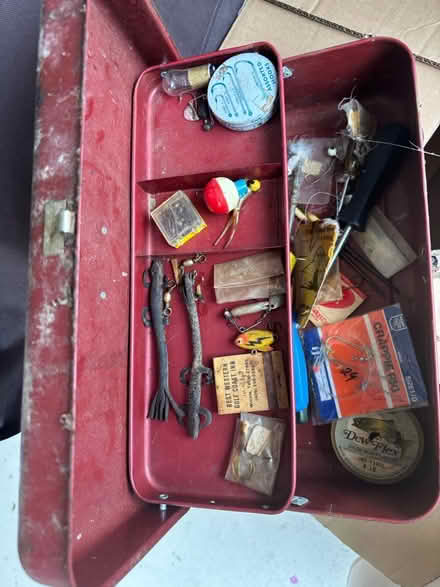 Photo of free Vintage Tool Box w Misc. Contents (South Brampton) #3
