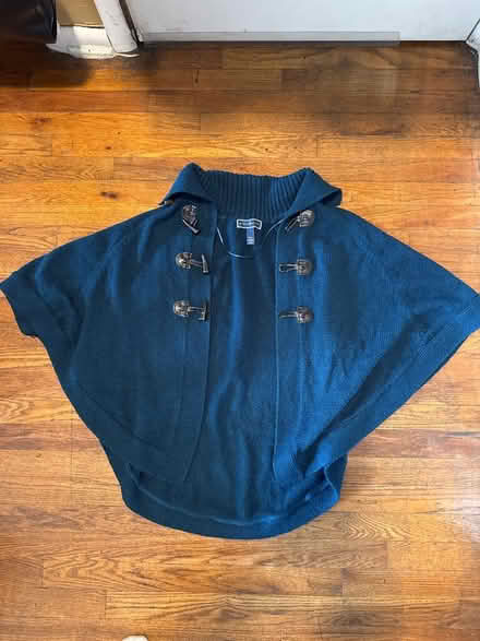 Photo of free Size M/L Cozy Blue Shawl (Clason Point Bronx NY) #1