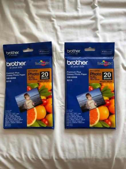 Photo of free Brother printer photo paper (KT13 Weybridge) #1