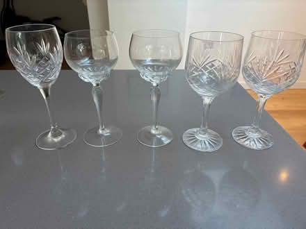 Photo of free Cut glass wine glasses (Bath. Combe down. BA2) #1