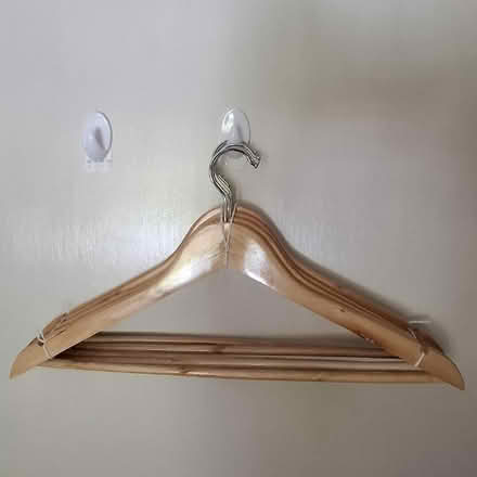 Photo of free 5 wooden hangers (Eastbourne BN20) #1