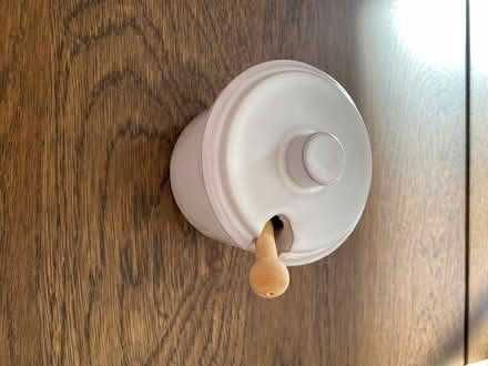 Photo of free (Pics) Covered stoneware container (Pleasant Hill) #1