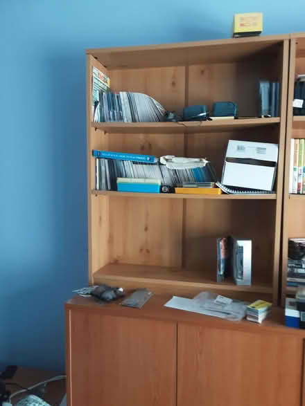Photo of free 2 Bookcases, 2 Storage Cupboards (Warminster BA12) #1