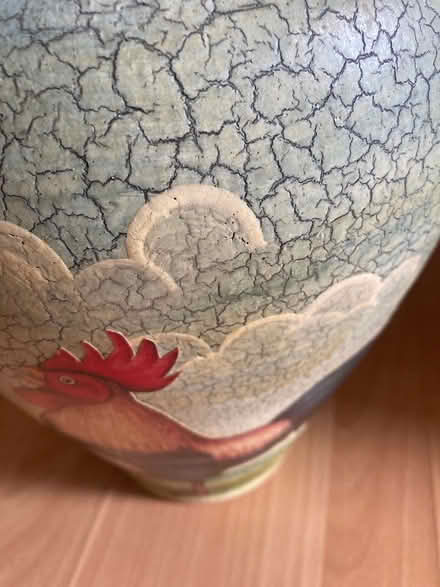 Photo of free Large vase with rooster (Willingdon BN22) #3