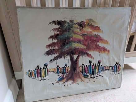 Photo of free Large canvas painting (Lye Valley OX3) #1