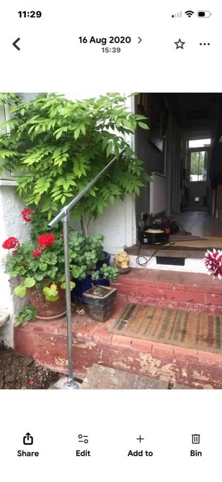 Photo of free Assistance handrail for helping get up steps (Pollards Hill SW16) #1