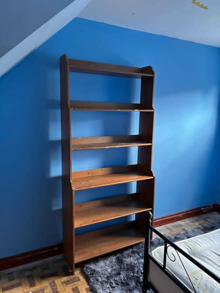 Photo of free Old Ikea wooden bookshelf LEKSVIK (Armathwaite CA4) #2