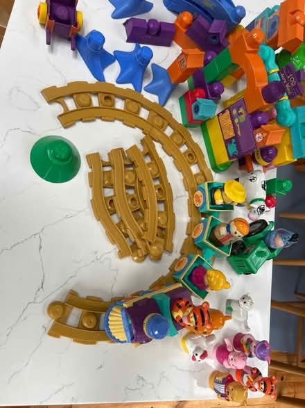 Photo of free Winnie the Pooh train set and mega blocks (Timperley WA15) #2