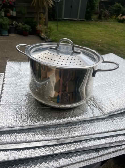 Photo of free Large pasta pot with colander lid (Anerley SE20) #1