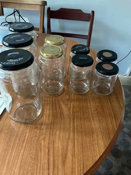 Photo of free Glass jars with lids suitable for jam makers, storage etc. (Burnham SL1) #1