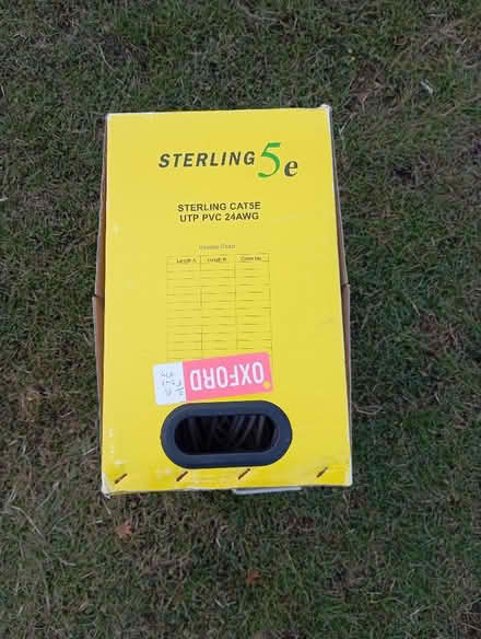 Photo of free Cat5E network cable (Yarnton OX5) #1