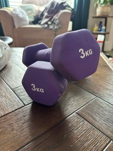 Photo of free Two 3kg dumbbells (Heeley, S2) #1