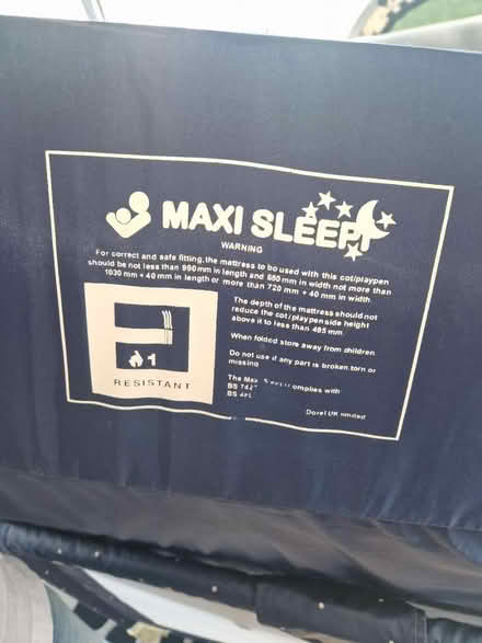 Photo of free Maxi sleep travel cot (Stanground PE2) #2