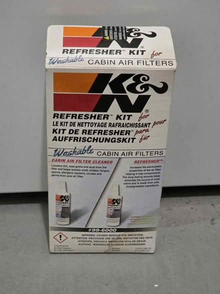 Photo of free K&N cabin filter refresh kit (Ballston Lake) #1