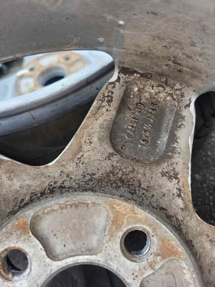 Photo of free 14" Alloy wheels+ tyres 4x100pcd (Winsford Cheshire CW7) #2