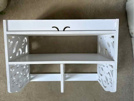 Photo of free Small White Shelf Unit (Little Chalfont HP8) #1