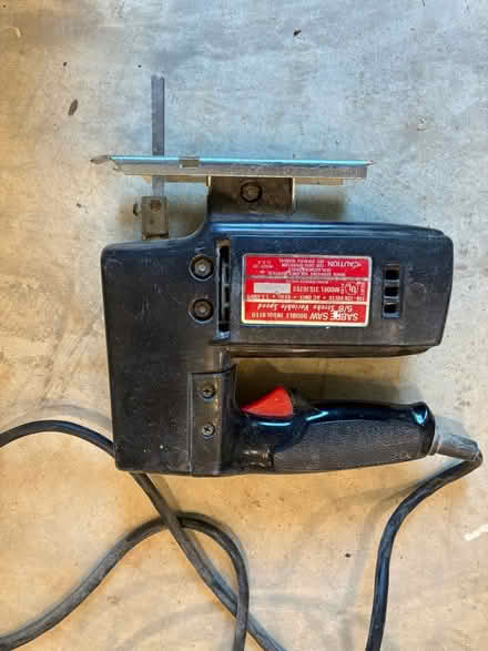 Photo of free Jig saw - older corded model (S. 26th St. & S. Ives St) #2