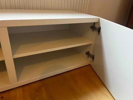 Photo of free Ikea TV cabinet, white, fair cond (Sydenham / Penge SE26) #3