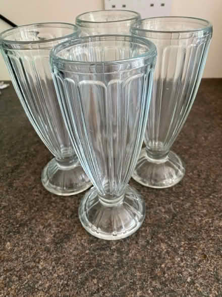 Photo of free Four tall ice cream sundae dishes (Brightwell cum Sotwell) #1