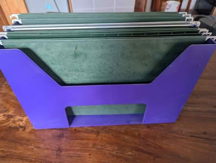 Photo of free Small filing rack and inserts (Berkhamsted HP4) #1