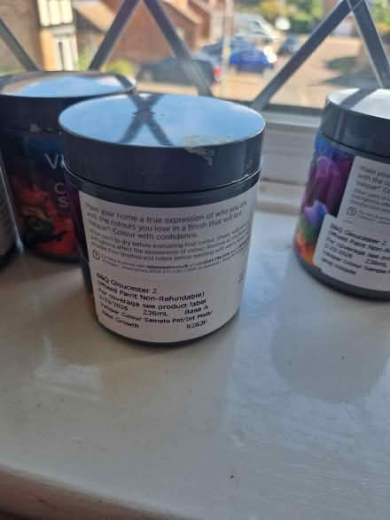 Photo of free 4 x Valspar sample pots in pale shades (Up Hatherley GL51) #2