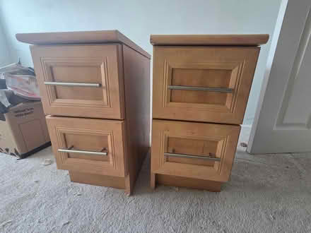Photo of free Bedside tables (Sutton leach) #1