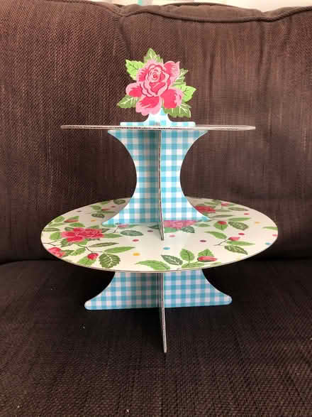 Photo of free 2-tier cardboard cake stand (Stoke Gifford BS34) #1