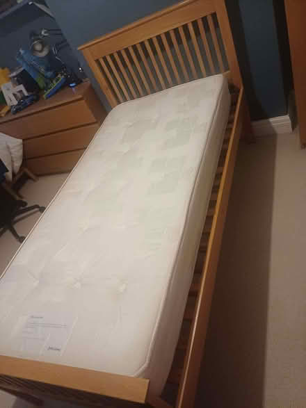 Photo of free Single Bed (wooden) with optional mattress (Enfield EN2) #1
