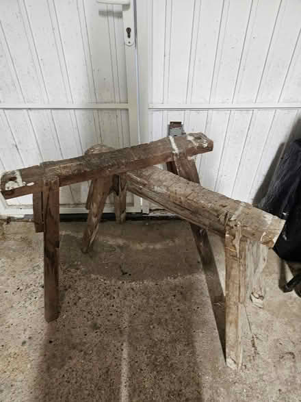 Photo of free 2 x wooden saw horses (Bexhill tn40) #4